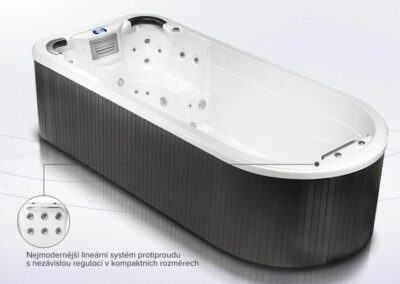 BELUGA - Unikátně tvarovaná SWIM SPA